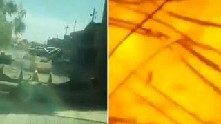 Iraqi soldier uses bulldozer to block incoming car bomb