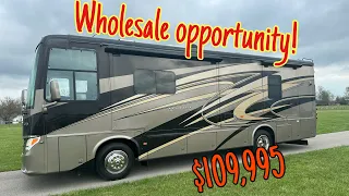 (SOLD)Newmar Class A diesel pusher priced under wholesale book value!! 2016 Newmar Ventana