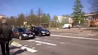 Автопробег по Колпино в День Победы 9 мая 2015