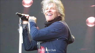 Phil X with Bon Jovi @ Liverpool June 19, 2019 Runaway