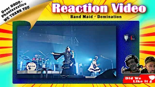 🎶Reacting To: Band Maid | Domination (Live)🎶 #reaction #bandmaid