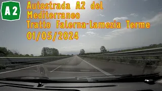 Autostrada A2 tratto Falerna-Lamezia Terme 01/05/2024