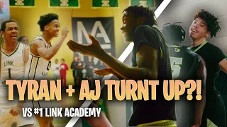 Aj Dybantsa & Tyran Stokes WENT FED VS #1 Link Academy (Gets HEATED)