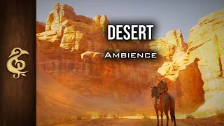 Desert | Dry, Windy, Realistic RPG Ambience | 3 Hours