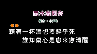(演唱版)蔡秋鳳-雨水我問你(DIY卡拉OK字幕)