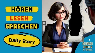 Mein Job-Interview. Ein Desaster?! | Deutsch Lernen | Geschichte & Vokabeln |Vorstellungsgespräch