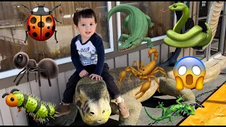 Tydus went to Reptile Zoo with Mommy and Daddy