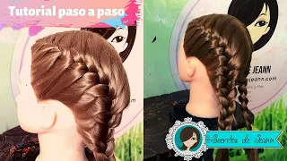 COMO HACER TRENZA FRANCESA  PASO A PASO | Secretos de Jeann