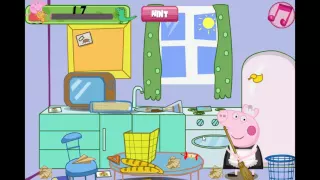 Смотреть Свинка Пеппа мультик игра для девочеки Уборка в комнате / See Peppa Pig cartoon