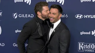 Jaymes Vaughan, Jonathan Bennett "33rd Annual GLAAD Media Awards" Red Carpet