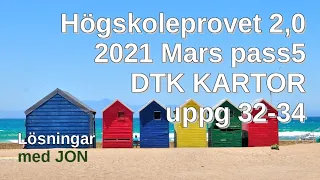 HP 2,0 2021 Mars pass5 upp32-34 DTK-Kartor Tips o lösningar till högskoleprovet av Jon