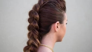 Dutch Braid Faux Hawk