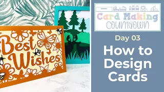 Design your OWN Greetings Cards ✂️ Day 03 Card Making Countdown 2024