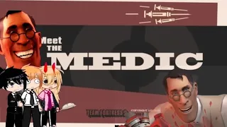 Chainsaw man react to Meet the Medic TF2