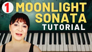 BEETHOVEN MOONLIGHT SONATA TUTORIAL PART 1 | The Piano Keys