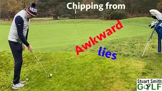 Chipping from awkward slopes made easy