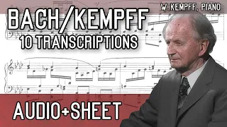 Bach/Kempff - Transcriptions (Audio+Sheet) [Kempff]