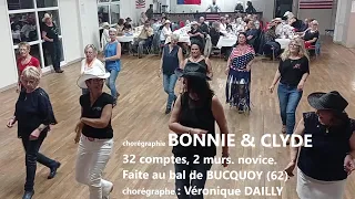 BONNIE AND CLYDE, line dance country, au bal de BUCQUOY (62)