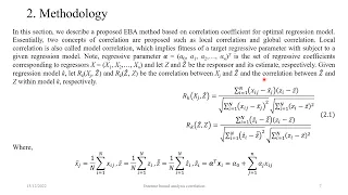 Extreme bound analysis based on correlation coefficient for optimal regression model