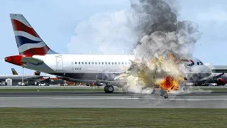 Bursting into Flames on Approach to London Heathrow | British Airways Flight 762