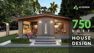 750 sqft Small house design idea (70 sqm)