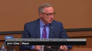 Council Study Session - 2/26/2018