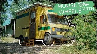 #81 Transformed this old Van into a home (with basketball floor.)