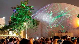 Laser lights used in latest Hong Kong protest