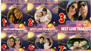STAR CHOICE AWARDS WON TOP 6  BEST LOVE TEAM  OF THE YEAR 2022