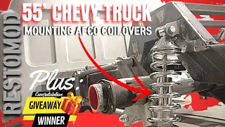 Rear Coilover Conversion on a 55-59' Chevy Truck!
