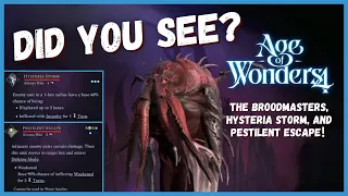 Age of Wonders 4 | Eldritch Realms | Broodmaster, Pestilent Escape & more | 2nd Dev Stream Deep Dive
