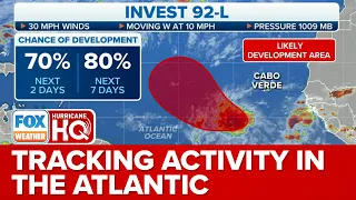 Invest 92L Likely To Form Into Tropical Depression, Could Become Next Named Storm In Atlantic