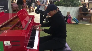 Clair De Lune performed at Brisbane International Terminal