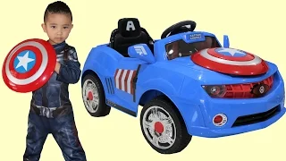 Captain America Kids Electric Ride On Car CKN