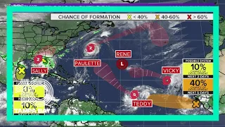 Tracking 2 hurricanes, several tropical systems in the Atlantic basin