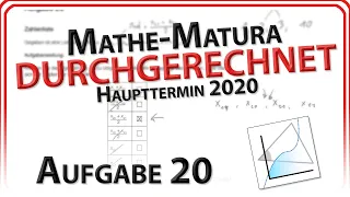 Matura 2020: Aufgabe 20 -  Zahlenliste / Median (Haupttermin) | Mathe Easy Going