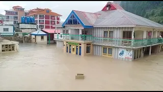 Swat Selab Se Kalam ke Hotels Tabah | Kalam Hotels are destroyed | Kalam Hotels in Flood Water