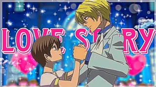 Haruhi and Tamaki - Ouran high school host - love story indila [Edit/amv]