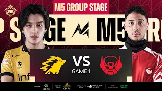 [ID] M5 Group Stage Hari 1 | ONIC VS BIGETRON SONS | GAME 1