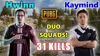 Soniqs Hwinn & Kaymind - 31 KILLS - M249 + Mini14 - DUO SQUADS! - PUBG