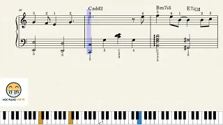 Nàng thơ - Hoàng Dũng - Piano sheet và hướng dẫn chơi