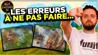 Age Of Empires 4 ⚔️ | LES ERREURS DES DÉBUTANTS