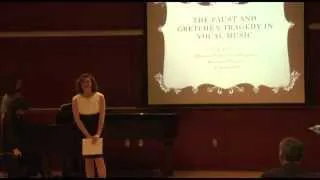 Lecture-Recital: The Faust and Gretchen Tragedy in Vocal Music (Part 1 of 3)