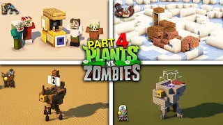 Part 4 of Plants vs Zombies Build in Minecraft 🧟‍♀️