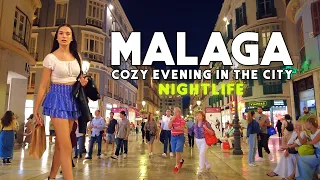 COZY NIGHTLIFE MALAGA CITY 2023 SPAIN 🇪🇸 Málaga [4K]
