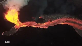 Kīlauea Volcano - Fissure 8 Aerial