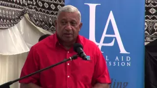 Fijian Prime Minister Voreqe Bainimarama opens Legal Aid Office