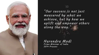 Motivational Quotes from Narendra Modi (with Epic Music)
