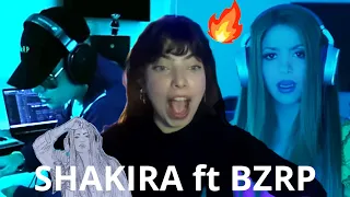 WHAT A DUO ! SHAKIRA || BZRP Music Sessions #53 / REACTION
