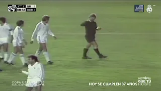 Real Madrid - Borussia M (UEFA CUP 3R 2L 1985)